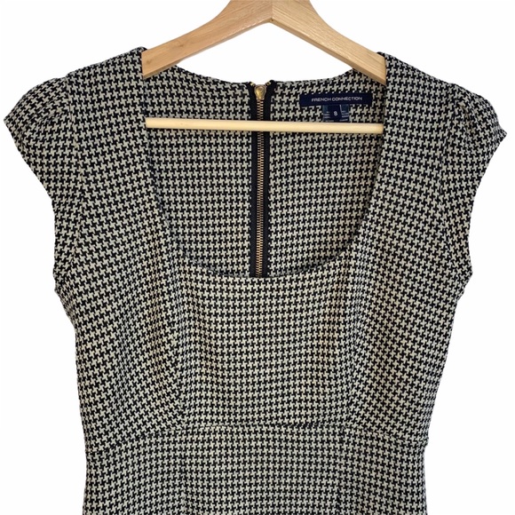 SOLD French Connection Houndstooth Dress - Picture 6 of 13